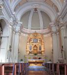 Castello di Piticchio: Interno della chiesa di San Sebastiano